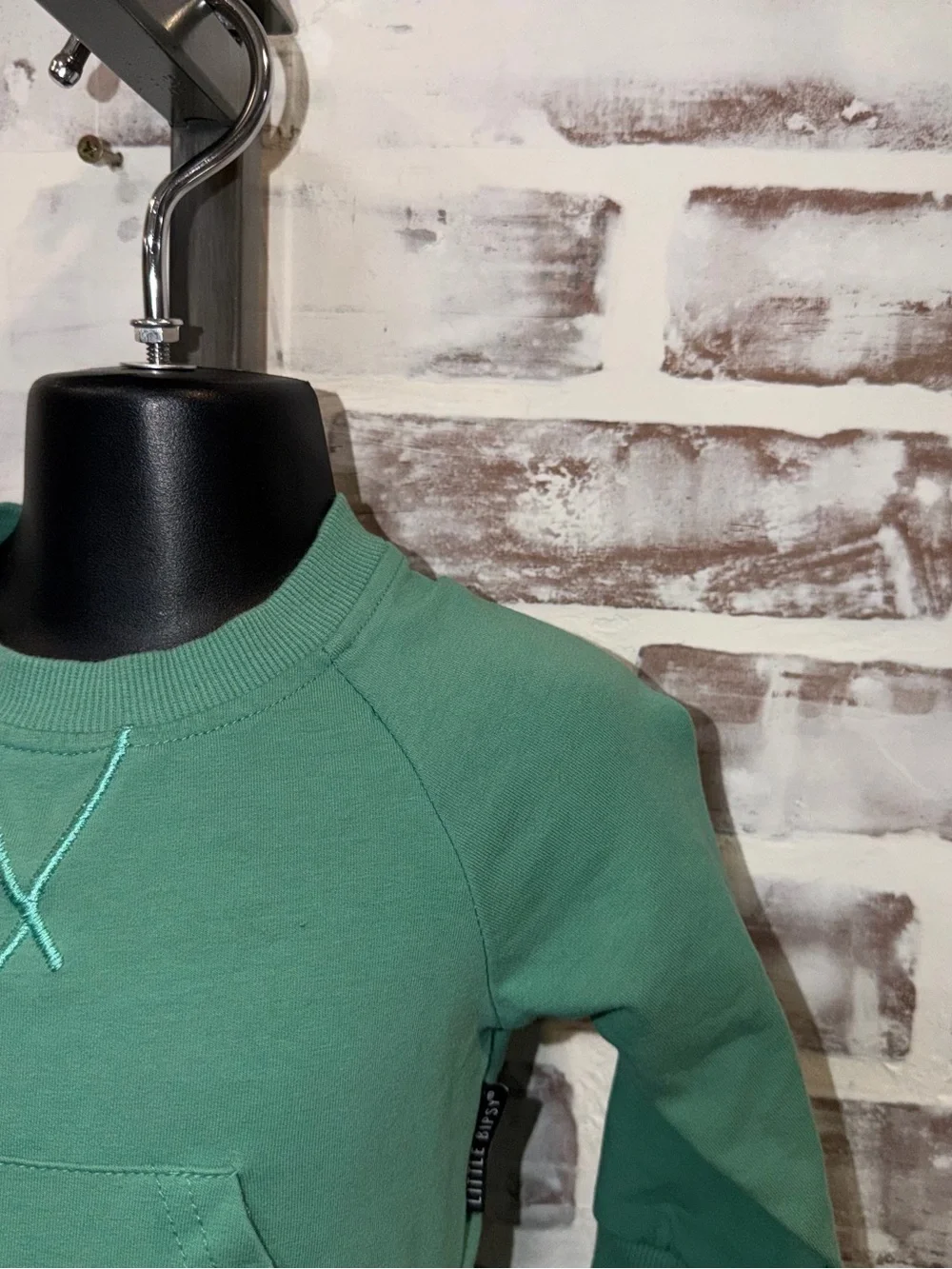 Little Bipsy Green Sweatshirt & Jogger Matching Set